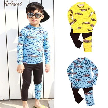 

Toddler Kids Clothes Boy Printed Swimwear Swimsuit Bathing Suit Boy Clothes Set Kids Outfits Feb 28th #