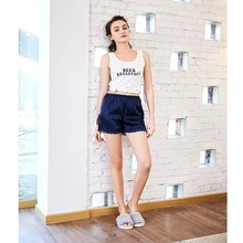 Шорты пижамы тонкие женские Джокер Новые весенние и летние пижамы кружевные сексуальные шорты Домашняя мода