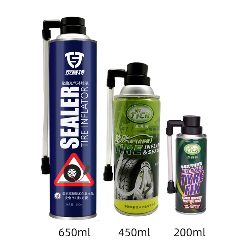 Tire Sealant Instant Fixes Vacuum Tire Easy Hose Tire Inflator Air
