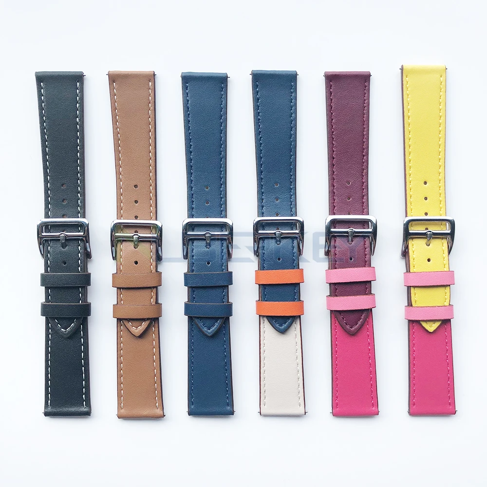 Ремешок из натуральной кожи для часов Huami Amazfit Bip Lite / S/U сменный спортивный браслет