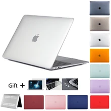 Новый прозрачный матовый чехол для Apple Macbook Air Pro Retina M1 Chip 11 12 13 15 16 дюймов, чехол для 2020 Pro13 A2338 A2289 A2179 + подарок Новый прозрачный матовый чехол для Apple Macbook Air Pro Retina M1 Chip 11 12 13 15 16 дюймов, чехол для 2020 Pro13 A2338 A2289 A2179 + подарок