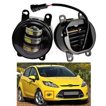 

1Pair LED Fog Light Lamp Front Bumper Light For FORD TRANSIT Platform Chassis 2006 -2015 For Focus Fusion MK2 MK3 Fiesta