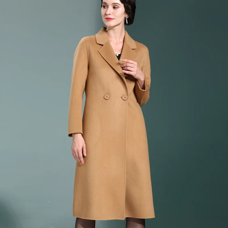 

Real 100% Wool Coat Female Jacket 2020 Autumn Winter Jacket Women Woolen Coats and Jackets Women Korean Outwear MY3665 en s s