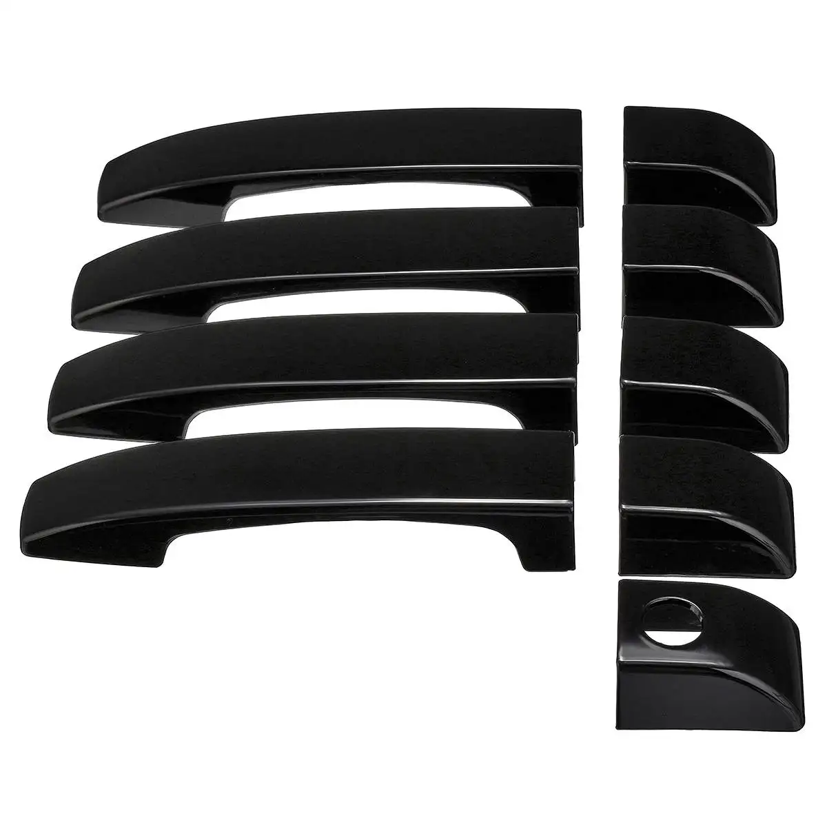 9pcs Gloss Black Door Handle Covers Trim For Land Rover Range Rover L322 2002 2003 2004 2005 2006 2007 2008 2009 2010 2011 2012 ► Foto 2/6