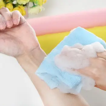 

Long Strip Back Scrubber Wash Cleaning Tool Net Rich Soap Bubble Bath Washing Strong Shower Exfoliate Towel