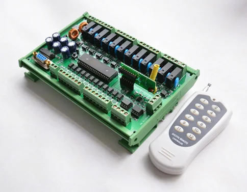 

15 into 12 Out STC12C5A60S2 MCU Programmable Relay Industrial Control Board Imitation PLC RS232RS485