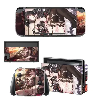 

Tokisaki Kurumi Nintendo Switch Skin Sticker NintendoSwitch stickers skins for Nintend Switch Console & Joy-Con Controller Vinyl