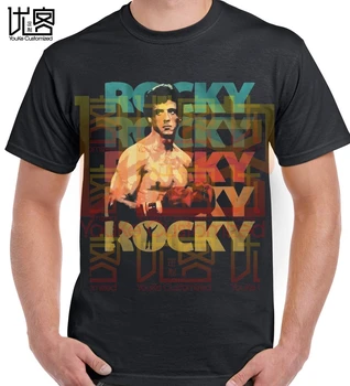 Marca camiseta los hombres moda 2020 de Rocky 70 colores Rocky Balboa T camisa nuevo negro T camisa barato camisas