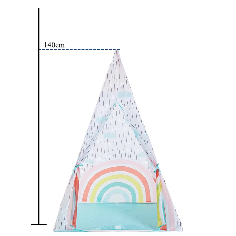 Портативная детская палатка Tipi игровой домик для девочек индийская треугольная