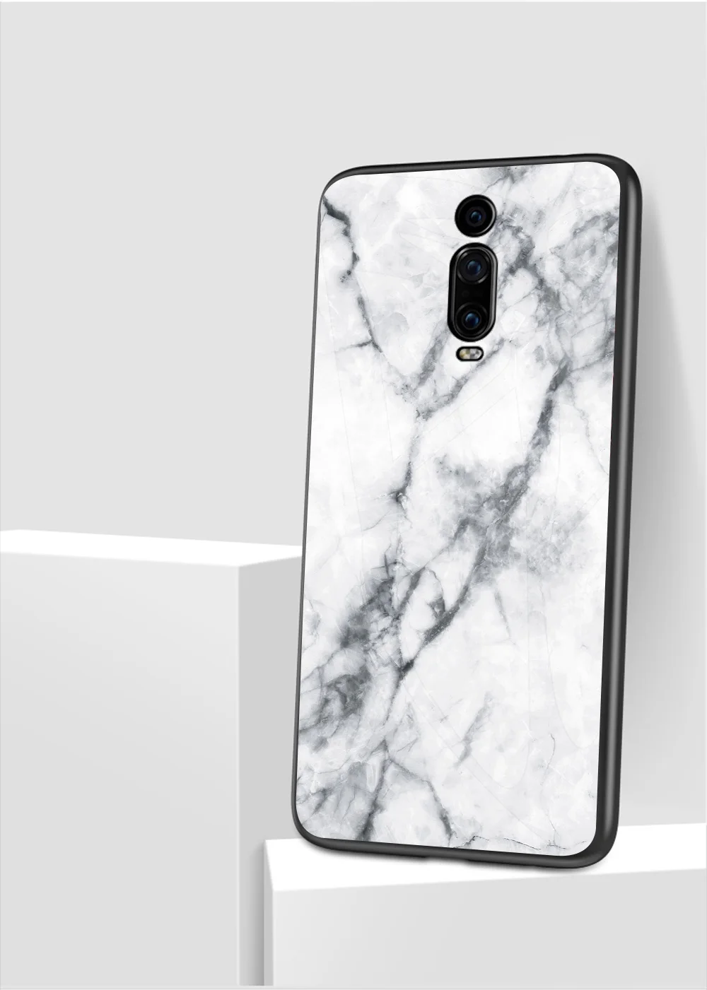 Для Xiaomi Mi 9T Pro Чехол мраморный глянцевый закаленное стекло Мягкий Силиконовый противоударный жесткий чехол для телефона для Xiaomi Mi 9TPro чехол 6,39"