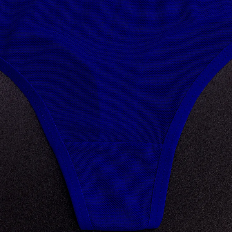 Letter Transparent Mesh Yoga Shorts Women Low-Waist Thongs Underwear Sexy Gym Shorts Women Triangle Panties