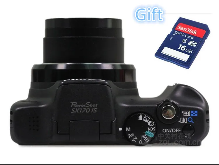 Бывшая в употреблении цифровая камера Canon PowerShot SX170 IS 16 0 Мп (снята с производства)