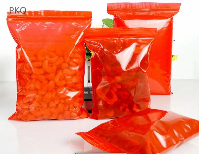 Мини сумки для хранения 100 шт Синий 20C толщина ювелирных изделий Ziplock молния замок