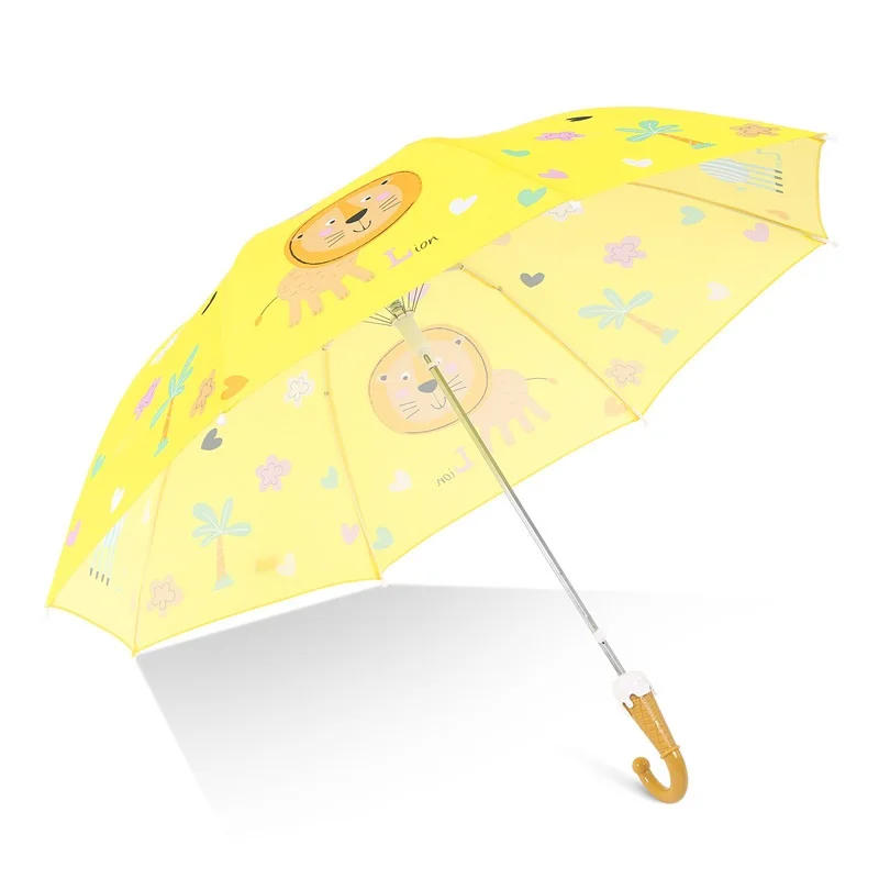 Детский зонт с героями мультфильмов 2019NEW DIY горячее качество ручной открытый неавтоматический ветростойкий складной ветрозащитный дождевик покрытие путешествия
