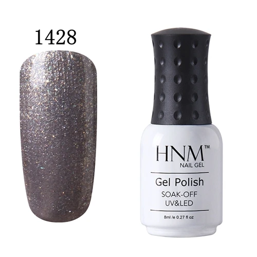 HNM 8 мл УФ-гель для ногтей светодиодный светильник Гель-лак 58 цветов Гель-лак чистые цвета Полупостоянный Гель-лак для ногтей основа Топ - Цвет: 1428