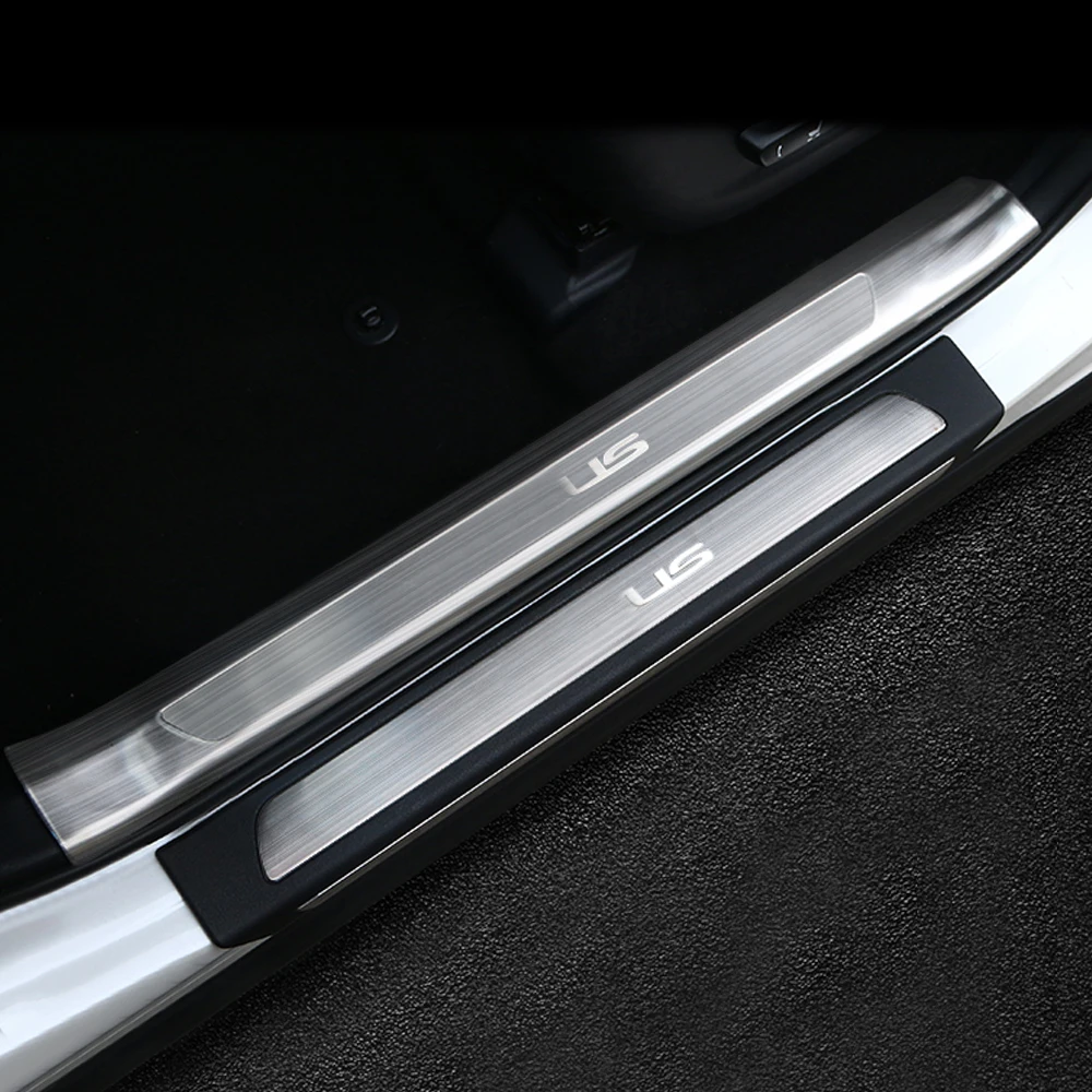 Geinsi для LEXUS NX200 NX200t NX300 NX300h автомобильный порог порога Накладка защита Добро пожаловать педали колодки внешние аксессуары