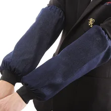 Купить 2 получить 1 длинные осенние и зимние домашние рабочие рукава манжеты противообрастающие офисные женские нарукавники корейский стиль Мужские нарукавники