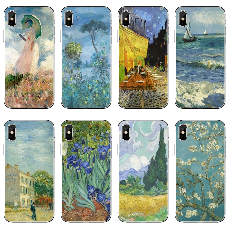 Классическая картина маслом Клода Моне для Huawei Mate 20 10 9 P30 P20 P10 P9 pro Lite P Smart plus 2019