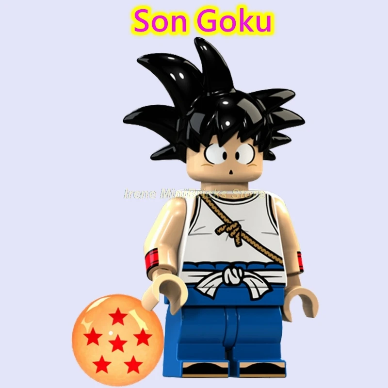 Dragon Ball Super Broly фигурки Модель Сон Гоку Вегета одной продажи строительные блоки игрушки для детей Marvel Фильм аниме создатель - Цвет: Son Goku