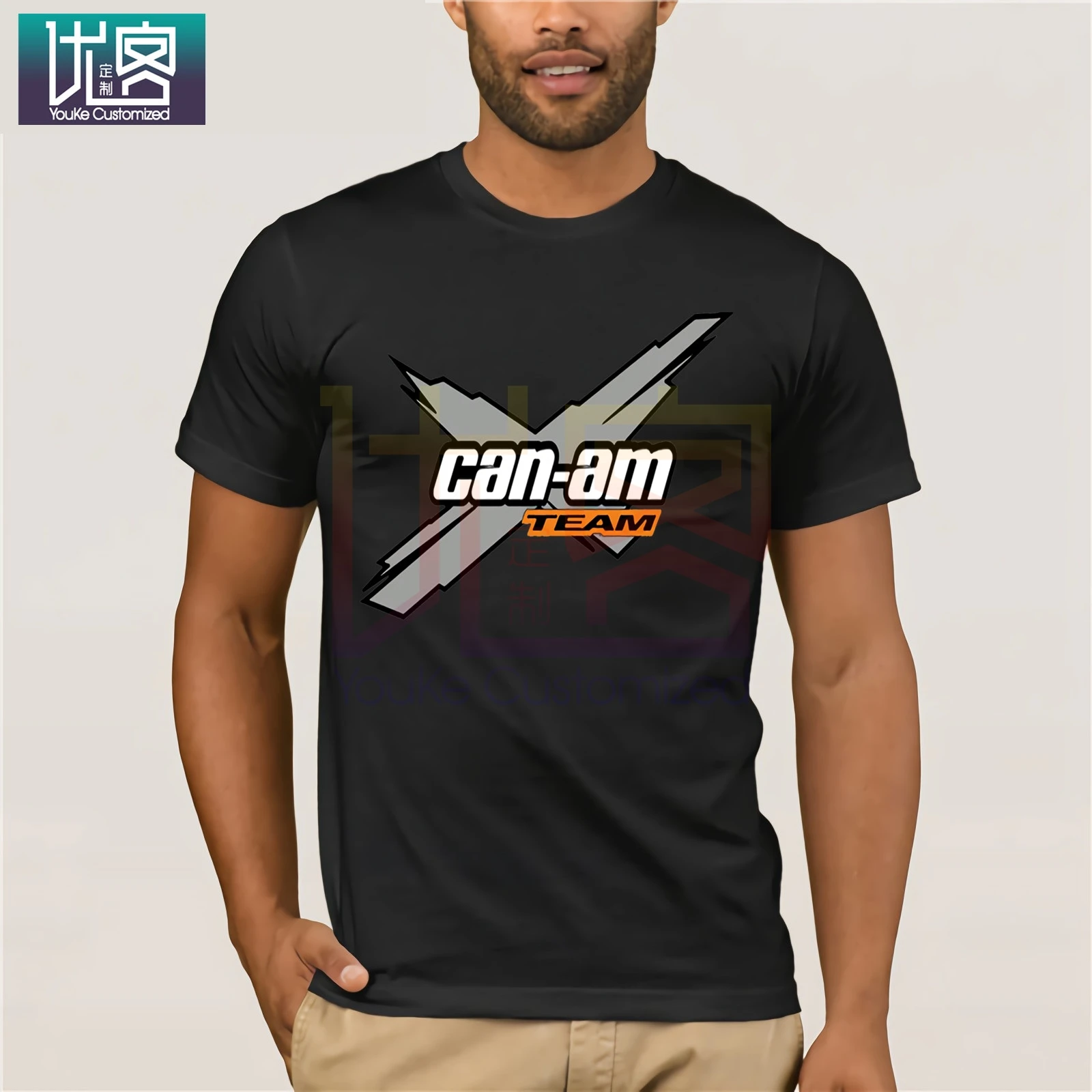 Футболка с принтом Can Am Off Road для мужчин Atv Commander Utv Outlander Homme популярная футболка