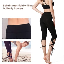 Модные женские туфли Bodybuliding женские брюки для занятий йогой и спортом бега эластичность Бандаж с высокой талией Обёрточная бумага танцевальные леггинсы для тренировки, фитнеса, брюки