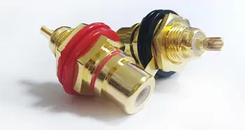

1 Pair Gold-plated RCA, power amplifier input and output terminals