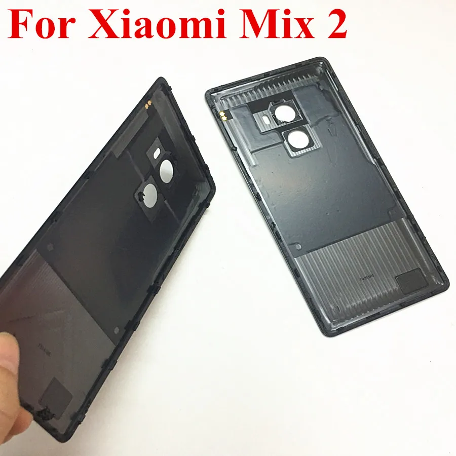 Черный Для xiaomi mi X2 керамический чехол для батареи mi x 2 задняя дверь чехол для корпуса Запасные части для xiaomi mi x2 Крышка для батареи