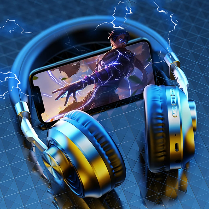 Складные bluetooth наушники беспроводная гарнитура с шумоподавлением 3D Стерео