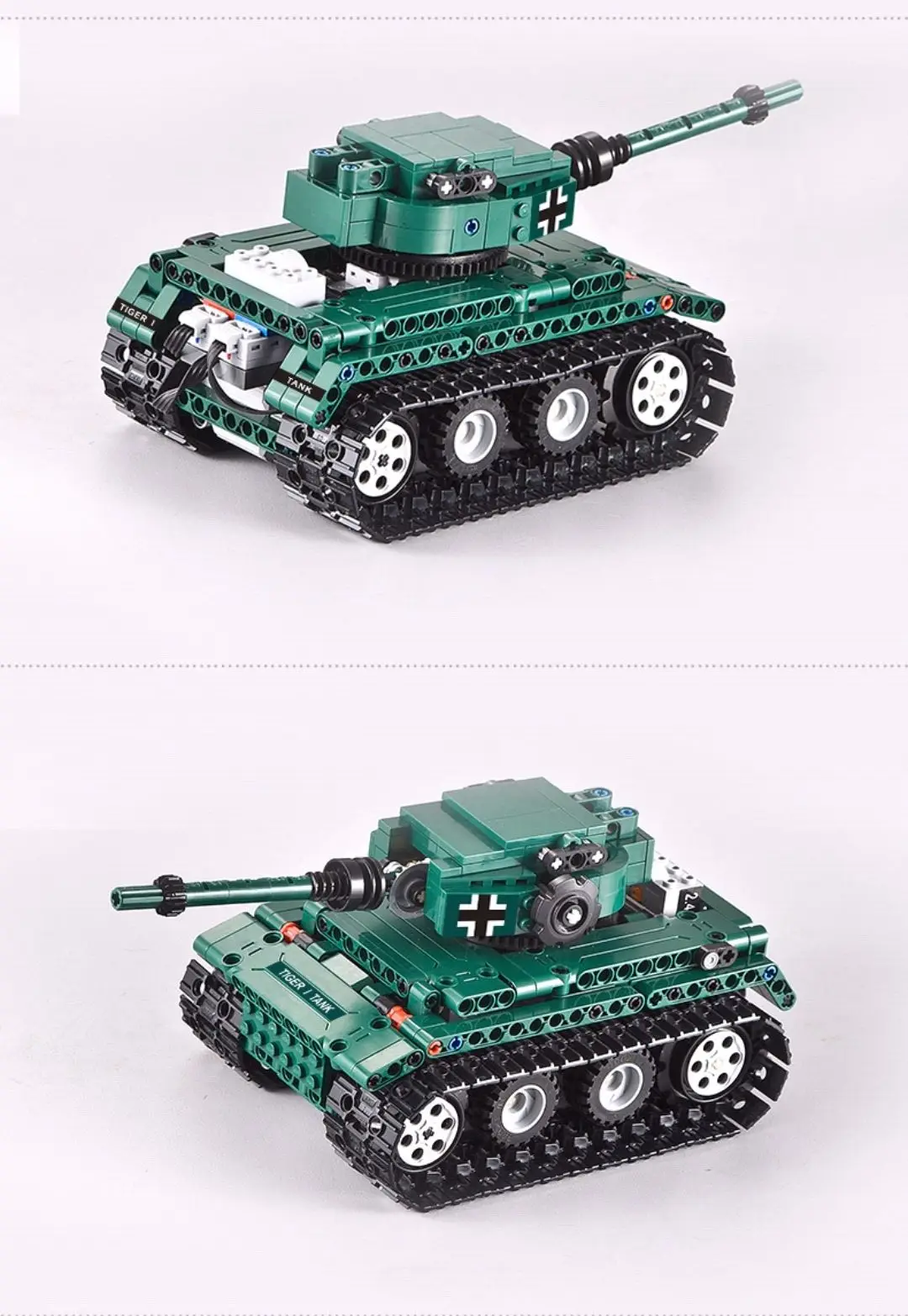 DIY 313 шт. RC военный Тигр танки интеллектуальная сборка пульт дистанционного управления строительные блоки игрушки серии Technic Кирпичи игрушки для детей