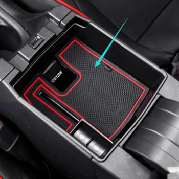 

Replacement Car Storage Box Plastic For Toyota Corolla Hatchback 2019 Interior Armrest Center Console Non-slip Black