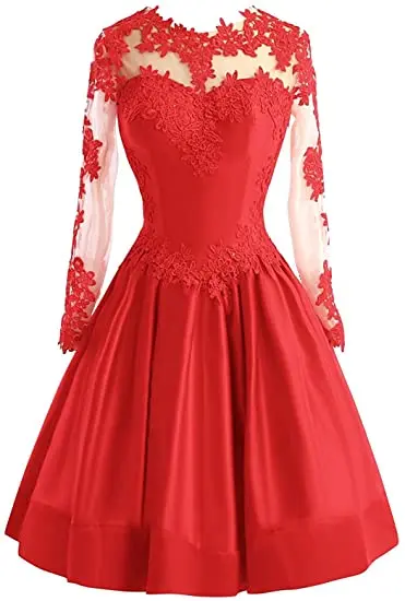 Женское платье с длинным рукавом ANGELSBRIDEP модное Атласное Вечернее Золушки
