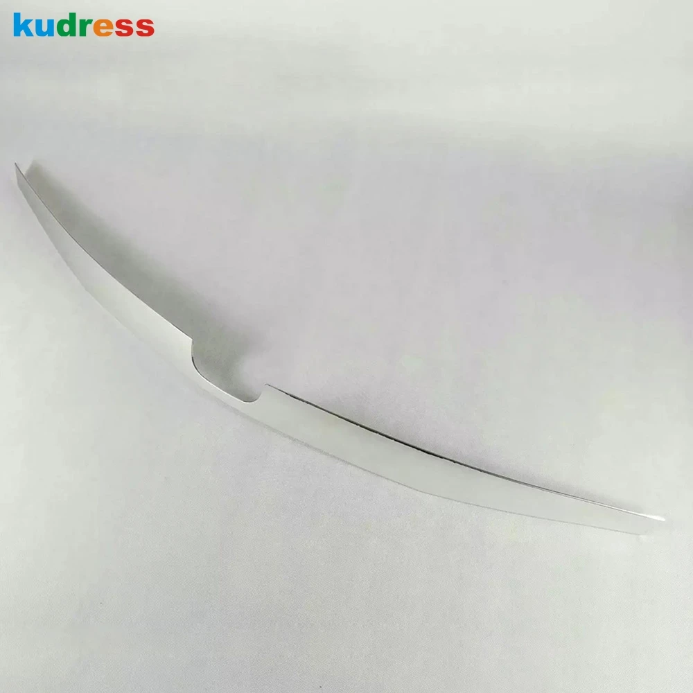Stainless Steel Для Honda Civic 10th седан хромированная Задняя Крышка багажника ручка задней двери ручка Крышка отделка литья автомобиля Стайлинг - Цвет: Stainless Steel