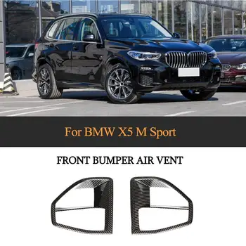 

X5 Sport Front Bumper Air Vents Cover Trim For BMW X5 M-SPORT 2019 2020 Carbon Fiber Bumper Splitters Trim Cover
