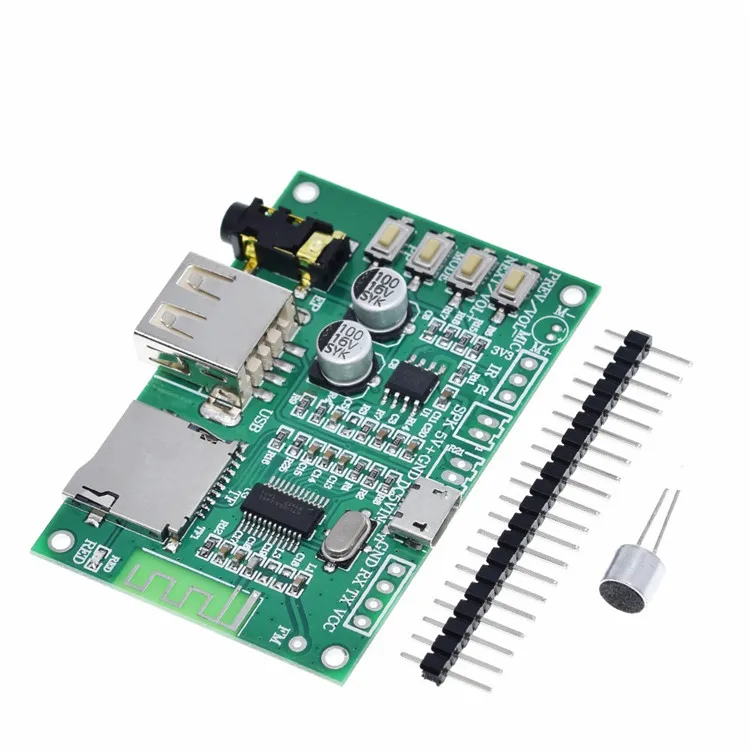 

BT201 Dual Mode 5.0 Lossless Audio Power Amplifier Board Module TF Card U Disk BLE SPP Serial Port Transparent Transmission AT