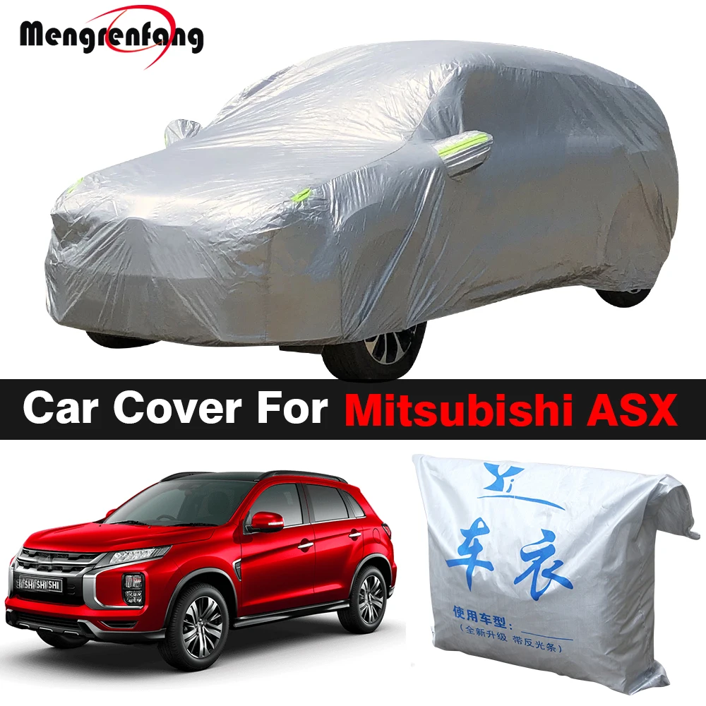 야외 자동차 커버 SUV 안티 자외선 태양 비 눈 얼음 방지 커버 Mitsubishi ASX RVR 2010-2021 용 방진