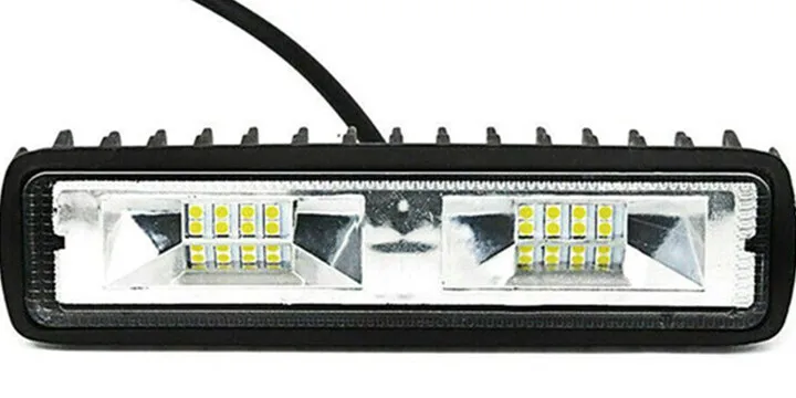 12-24 в 48 Вт Светодиодный светильник-бар для внедорожника, рабочий светильник, лампа для точечного луча, светодиодный светильник для внедорожников, противотуманных фар