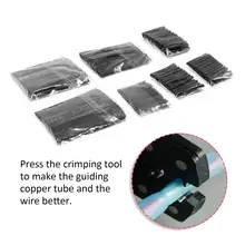 127Pcs Heat Shrinkable Tube Insulation Tube Flame Retardant Terminal Electrician Household Wiring Color Heat Shrinkable Tube