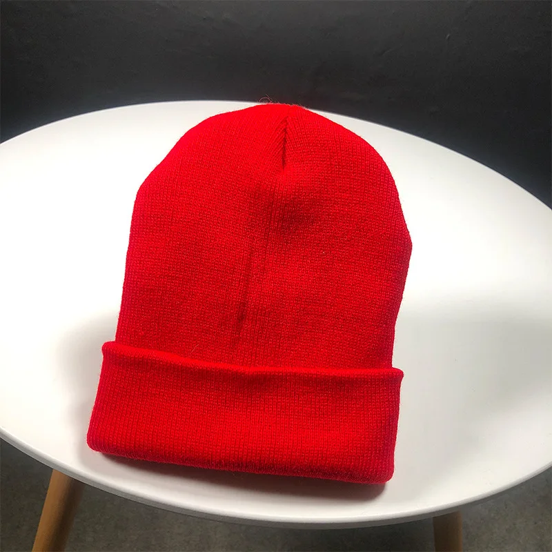 rolled up skully hat Winter Hats for Unisex New Beanies Knitted Solid Cute Hat Lady Autumn Female Beanie Caps Warmer Bonnet Men Casual Cap Wholesale skully with a brim Skullies & Beanies