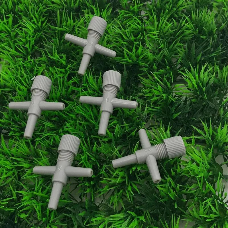 5pcs/lot 4mm Aquarium Air Control Valve 2/3 ways Aquarium Fish Tank Air
