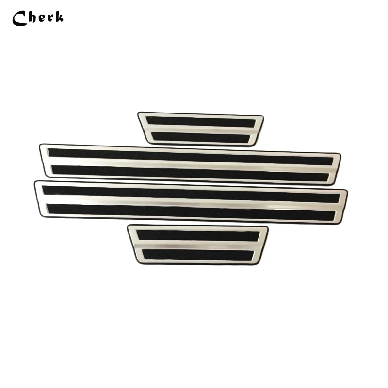 For Toyota C-HR 2016 2017 Stainless Steel Door Sill Scuff Plates Cover Protector Welcome Pedal Car Styling Accessories | Автомобили и