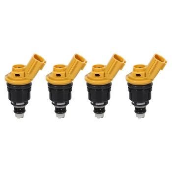 

4Pcs Flow Matched 555Cc for Nismo Side Feed Fuel Injector 16600-RR543 for 300ZX Z32 RB25DET VG30DETT SR20DET KA24