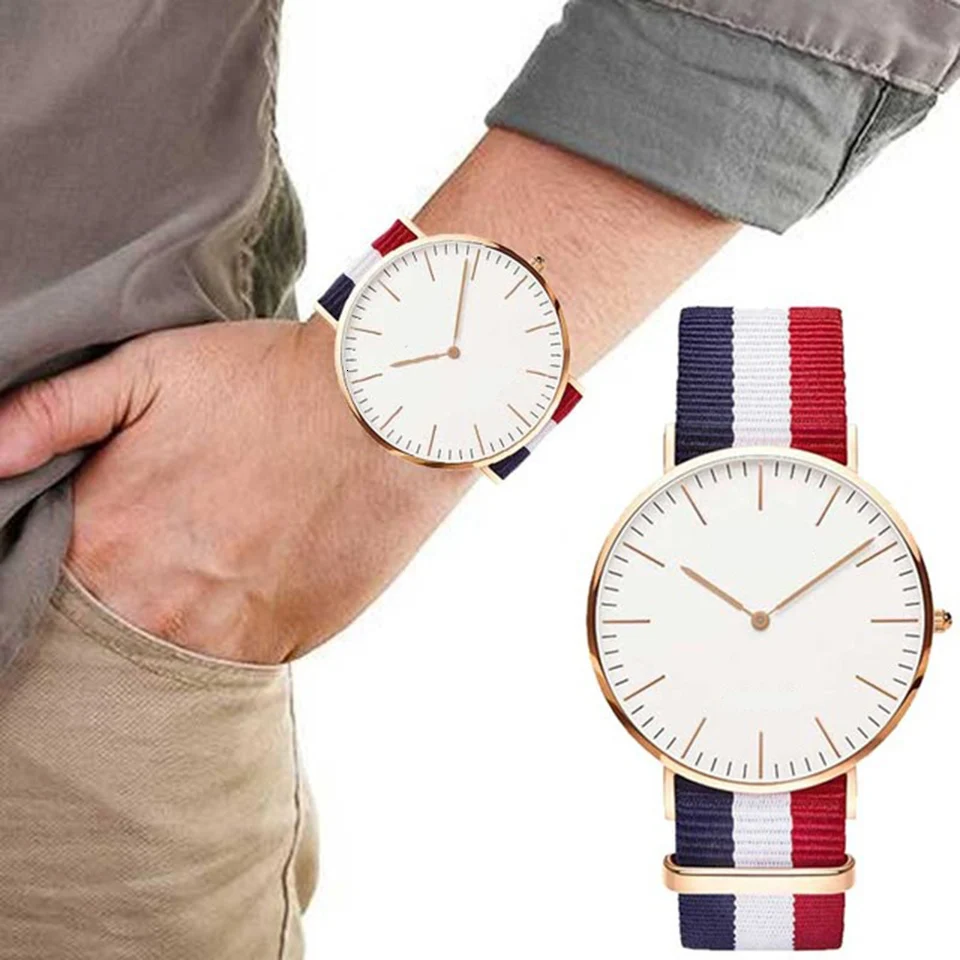 

Mens Top Brand Simple Nylon Watch Relogio Masculino Men Sport Fashion Minimalist Quartz Watches Relojes Para Hombre 2019 Gifts