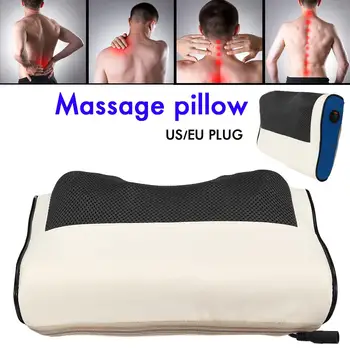 

Massager Pillow Infrared Heating electric Neck Pillow Healthy Massageador Relaxation Shiatsu Electric Back Massager Shoulder