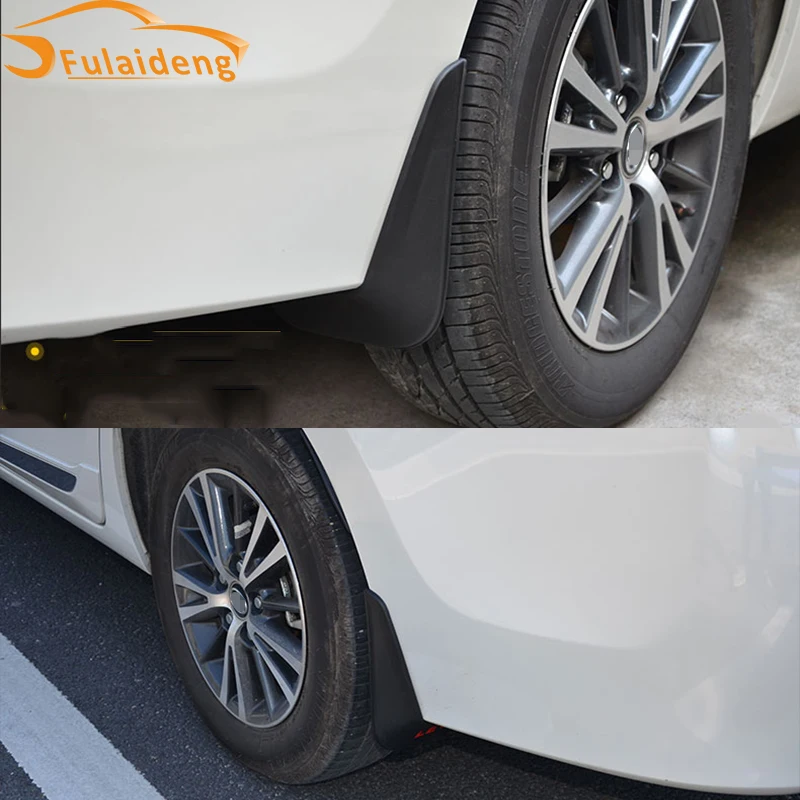 4pcs For Toyota Corolla- Sedan ABS Mud Flaps Splash Guard Mudguard Fenders Car Styling Accessories