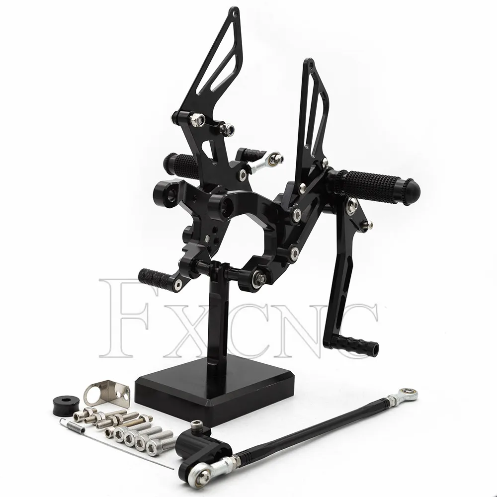CNC алюминиевый мотоцикл Rearset подножка задний Набор для Kawasaki Z900 Z 900- регулируемая подножка педаль