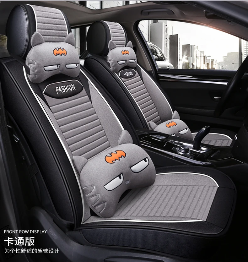Полное покрытие льняное волокно авточехлы для сидений toyota avensis t25 t27 camry 40 50 55 70 c-hr chr corolla e150 cor