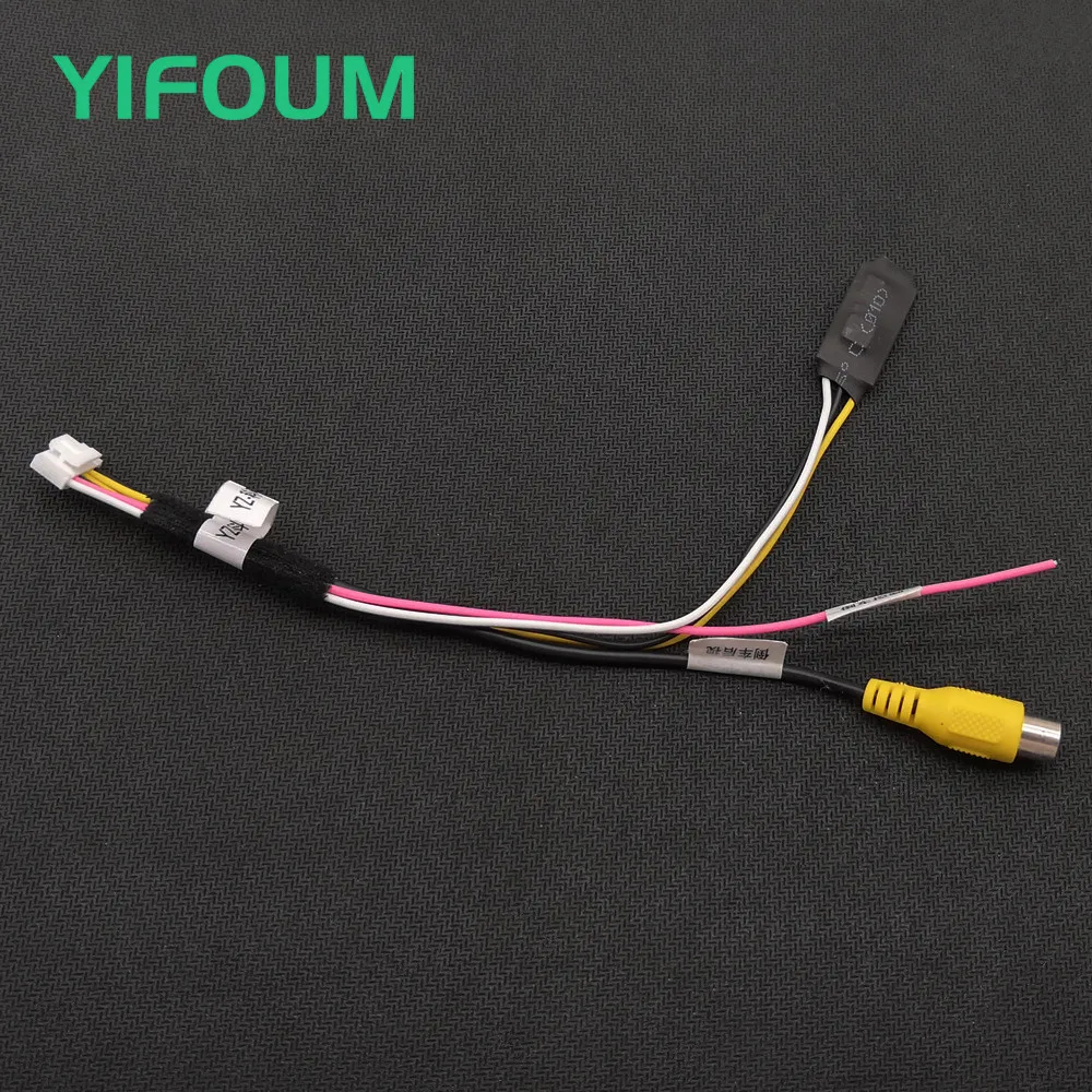 YIFOUM 6Pin оригинальный видео вход переключатель обратная камера RCA Кабель-адаптер