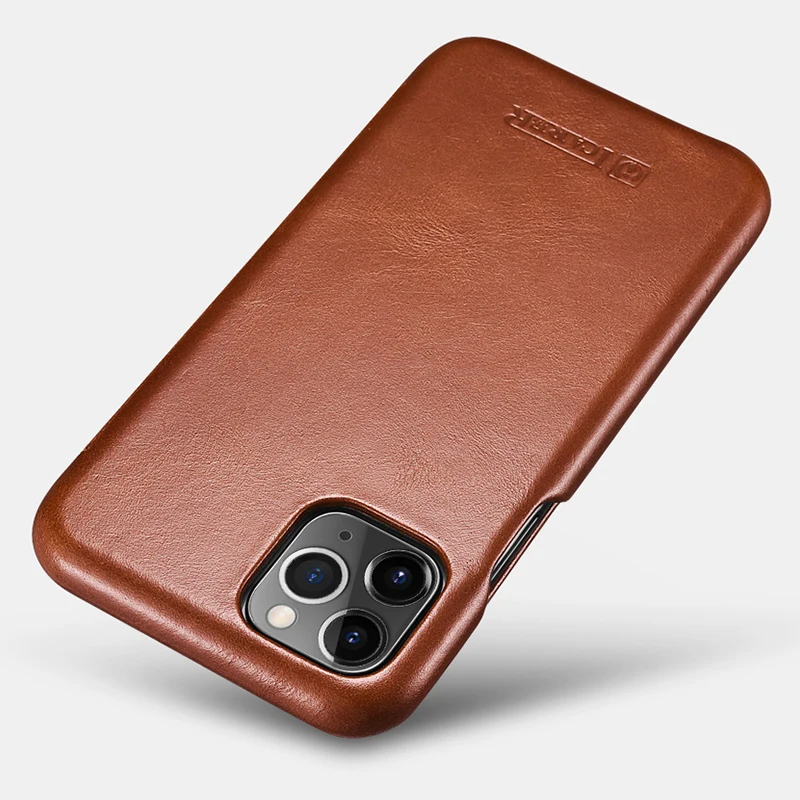 Чехол из натуральной кожи для iPhone 11 Pro Max 6,5 '', роскошный флип-чехол для Apple iPhone 11 Pro, изогнутый край, винтажный Чехол-книжка