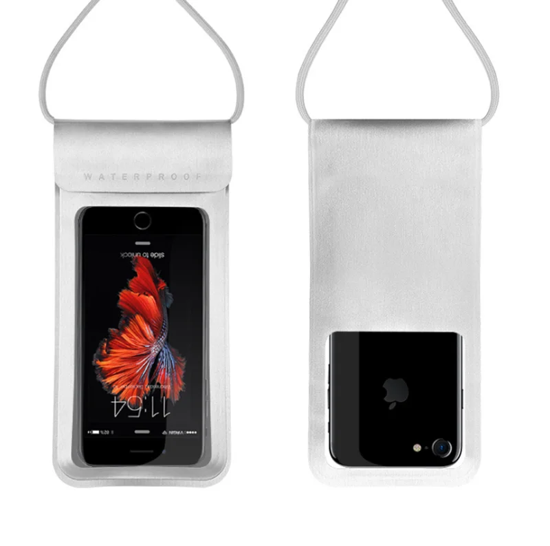 6,0 водонепроницаемый чехол для телефона с сенсорным экраном, сумка для сухого дайвинга, чехол с ремешком на шею для iPhone для Xiaomi для samsung