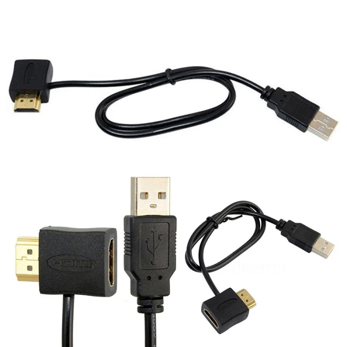 HDMI Мужской Женский адаптер A/V 50 см/1.6ft с USB 2,0 разъем питания OUJ99